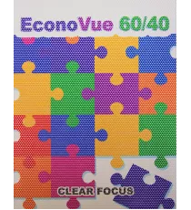Clear Focus® One Way Vision™ Films EconoVue® Perforated Window Film 60/40