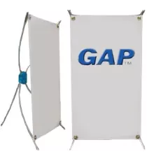 GAP™ BSM-1017 Mini Banner Stand