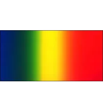 Graduated Gradient Rainbow Vinyl Horizontal Blue To Green To Yellow To Orange To Red 15