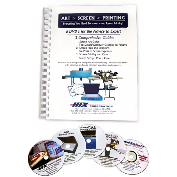 Hix Screen Printing Educational And Instructional Guides