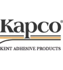 Kapco® 3.5 Mil Calendered Gloss White Vinyl - Permanent Clear Adhesive - 88 Pound LayFlat Liner