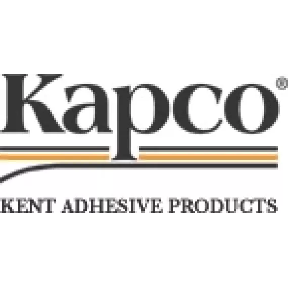 Kapco® 3.5 Mil Calendered Gloss White Vinyl - Permanent Gray Adhesive - 88 Pound LayFlat Liner