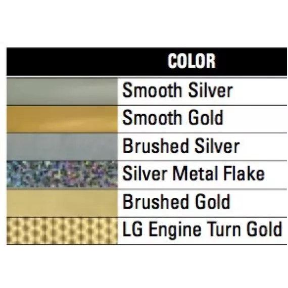 RTape VinylEfx® Solvent Printable Decorative and Outdoor Durable Gold And Silver Vinyl