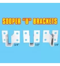 Sooper U Brackets For Solid Sign Substrate Mounting Aluminum