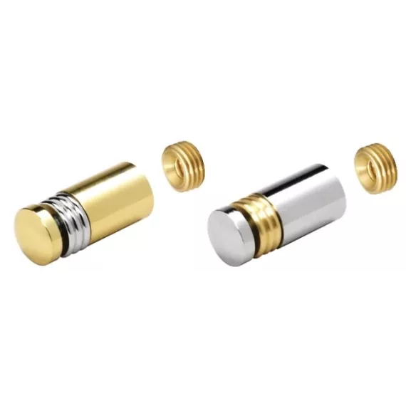 SpeedPress® Elegant Sign Stud Standoffs In Silver And Gold With Bronze Accents