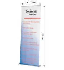 Supreme Space Retractable Banner Stand