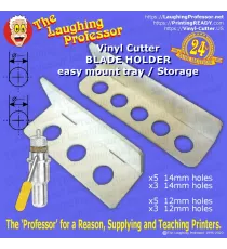 The Laughing Professor Vinyl Cutter Blade Holder Storage Mounting Tray