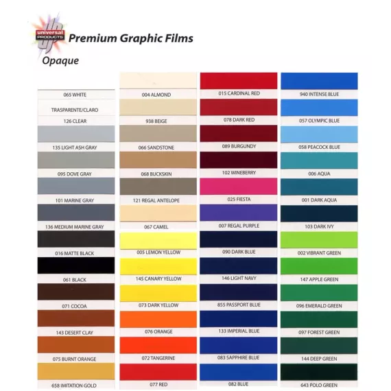 Universal Products Premium Cast Opaque Pin Stripe Pinstripe 4/16" 0004