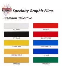 Universal Products Premium Reflective Solid Stripe Pinstripe 1/2" 0108