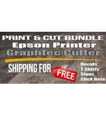 Vinyl Cutter Plotter Package Graphtec Or Vinyl Express Cutter Epson Printer